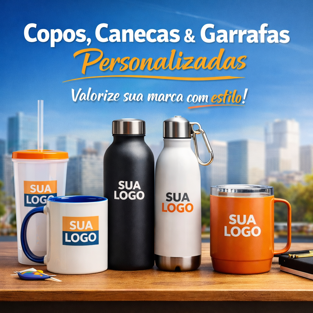 Bebidas - Copos Canecas Garrafas