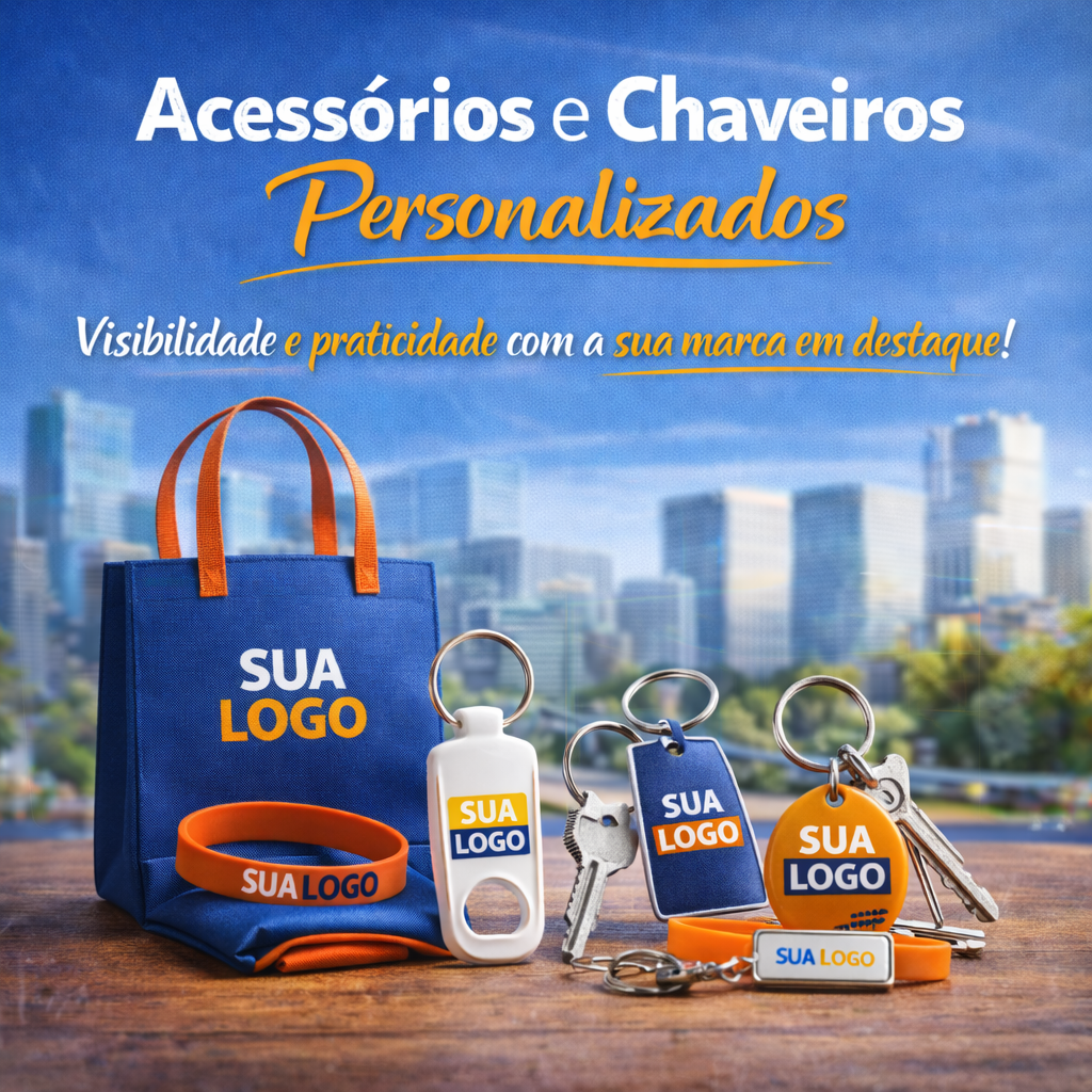 Acessórios e Chaveiros