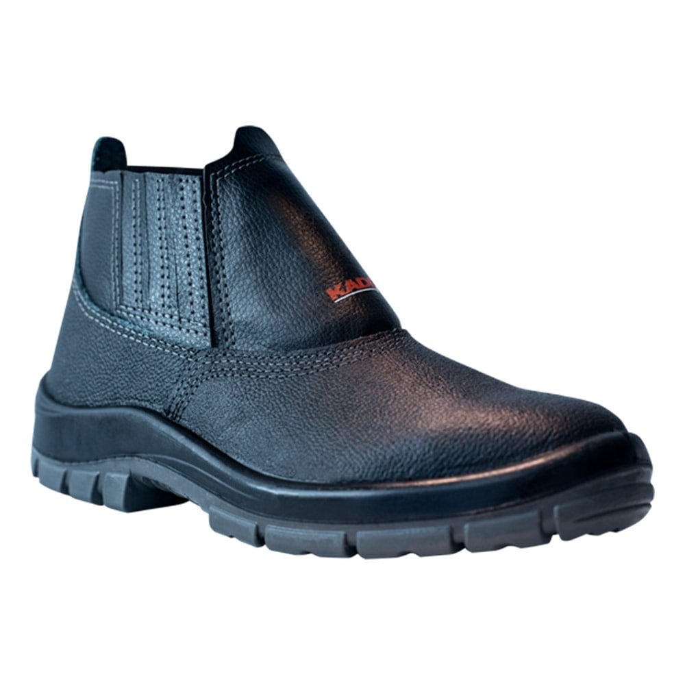 Botina de Segurança Kadesh 1500ACO21 Aço Couro PU, Bidensidade, CA36935, Preta, 37 Personalizado | Brindes Personalizados com Logo para Empresas