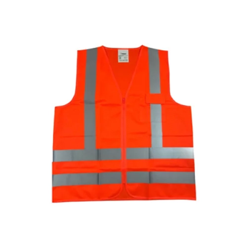 Colete de Sinalização Refletivo Imbat Laranja Extra Grande Personalizado | Brindes Personalizados com Logo para Empresas