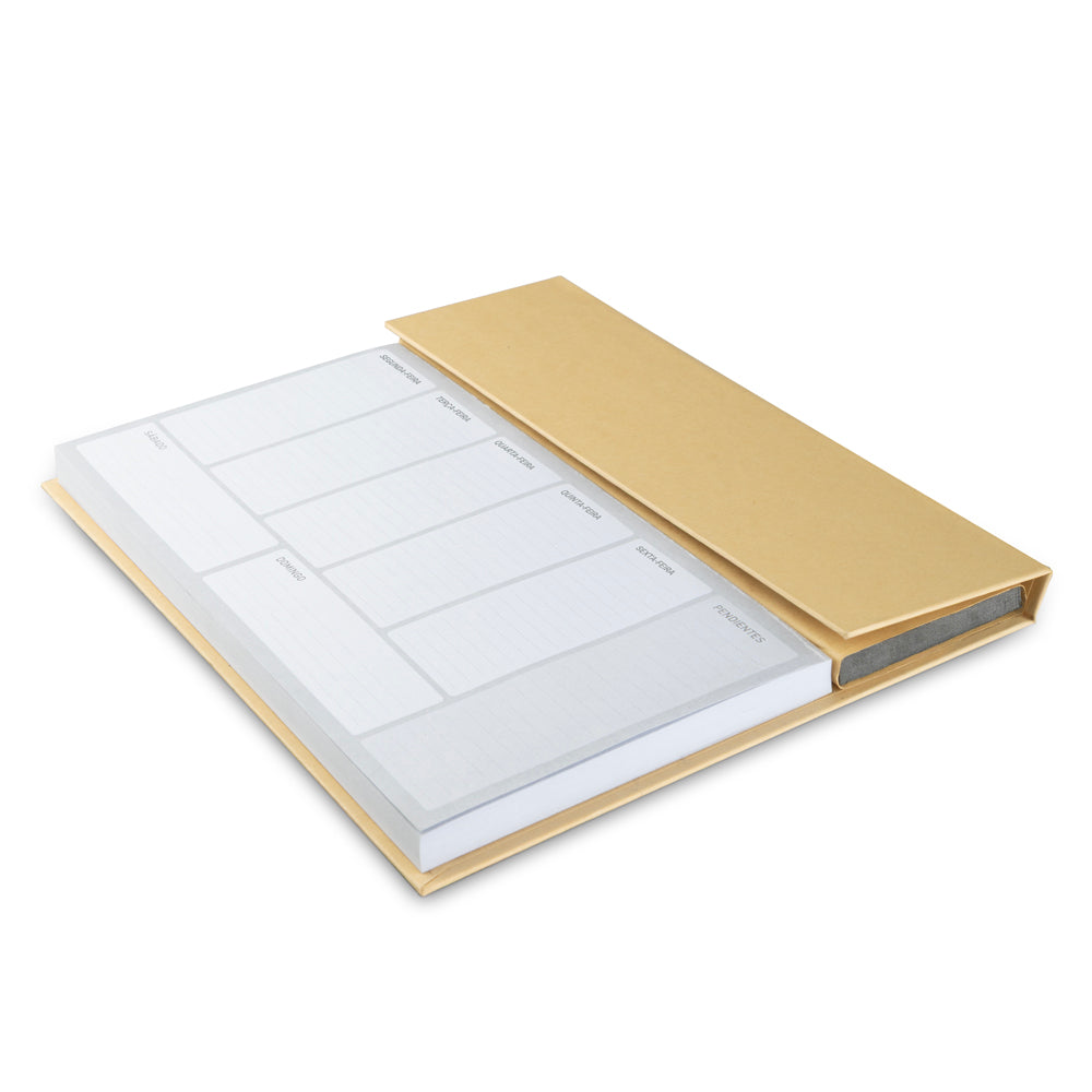 Mini Caderno com Planejamento Semanal Personalizada | Brindes Personalizados com Logo para Empresas