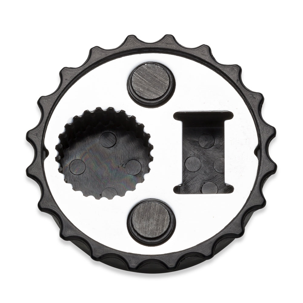 Abridor De Garrafa Formato Tampa De Metal C/ Imã De Geladeira Personalizada | Brindes Personalizados com Logo para Empresas