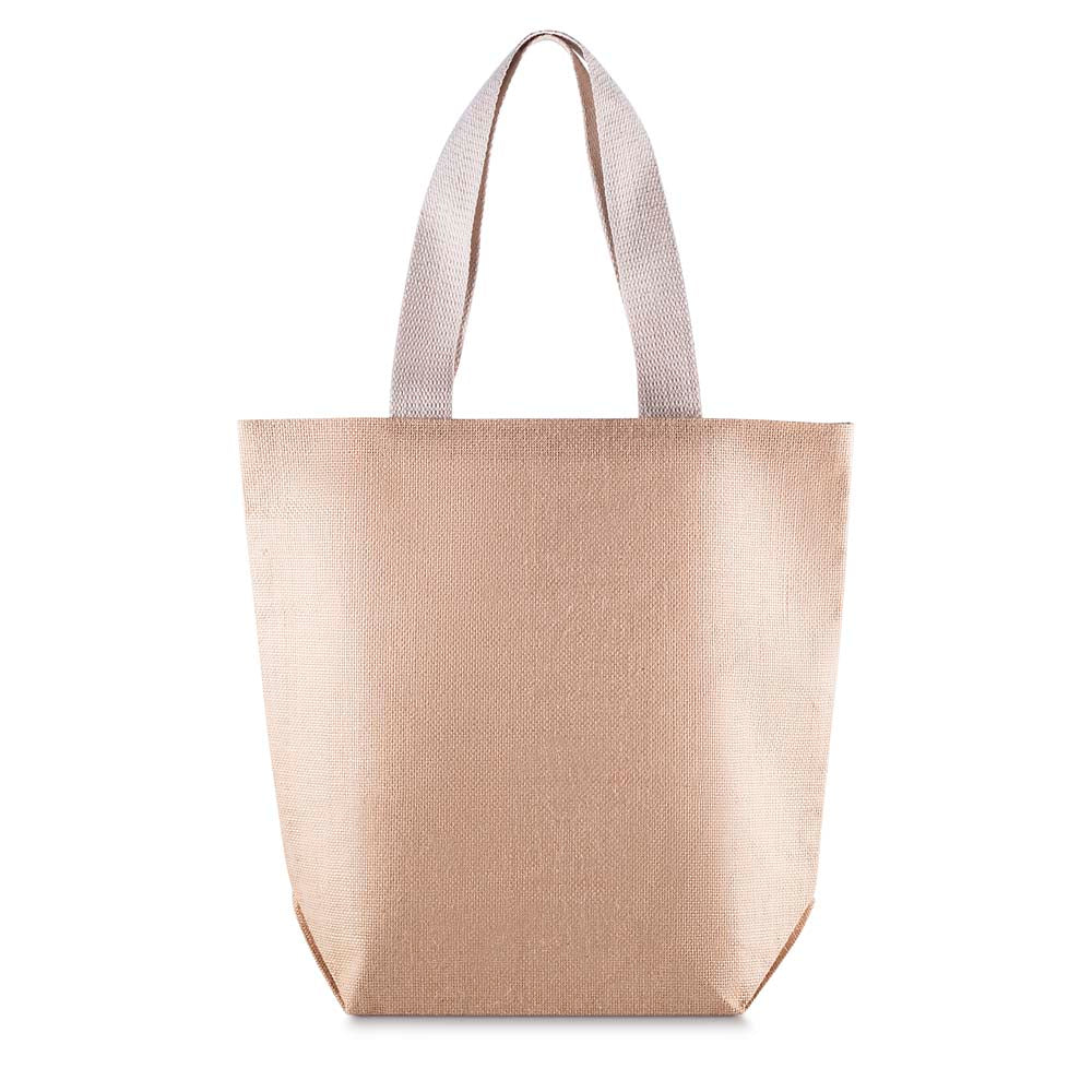 Sacola em Juta 360g/m² (40x38x15cm) Personalizada | Brindes Personalizados com Logo para Empresas