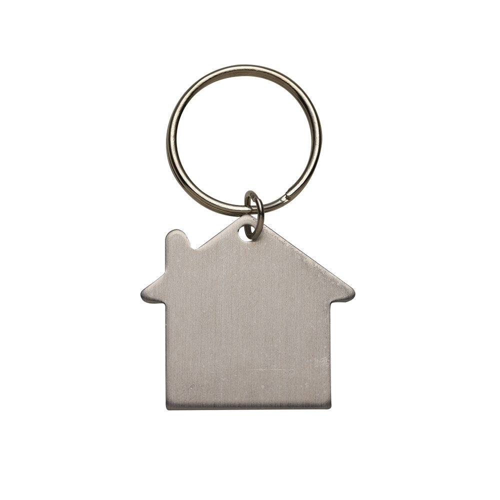 Chaveiro Plaquinha Formato Casa Personalizada | Brindes Personalizados com Logo para Empresas