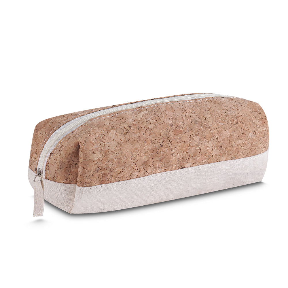 Nécessaire em Algodão 140g/m2 e Cortiça Personalizada | Brindes Personalizados com Logo para Empresas