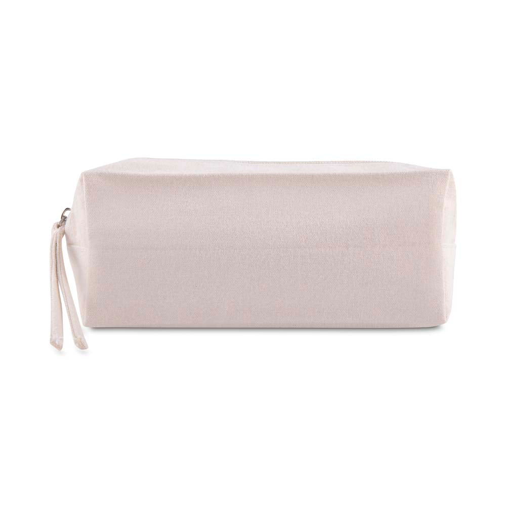Necessaire em algodão reciclado 340g/m² Personalizada | Brindes Personalizados com Logo para Empresas