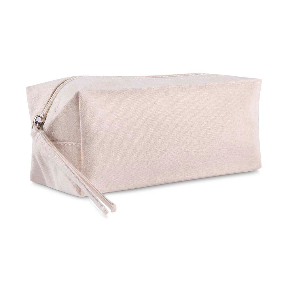 Necessaire em algodão reciclado 340g/m² Personalizada | Brindes Personalizados com Logo para Empresas