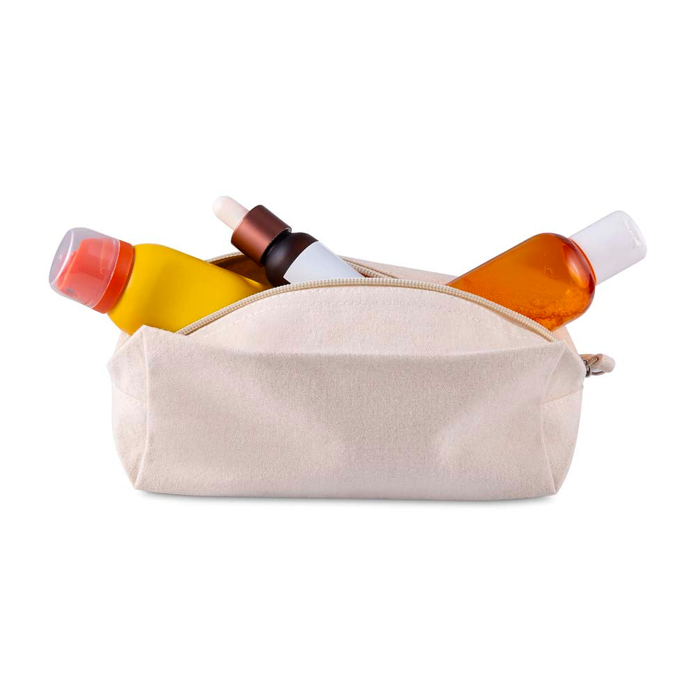 Necessaire em algodão reciclado 340g/m² Personalizada | Brindes Personalizados com Logo para Empresas