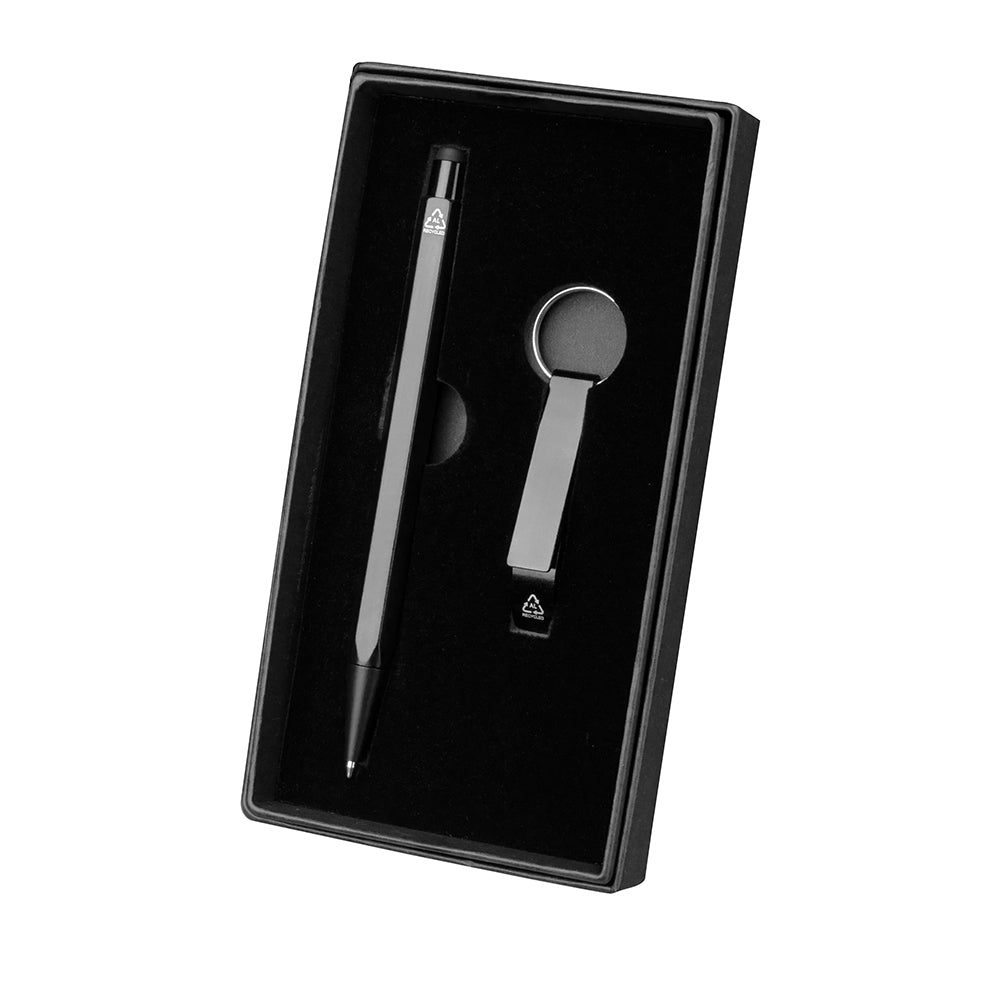 Kit Caneta Chaveiro Alumínio Personalizada | Brindes Personalizados com Logo para Empresas